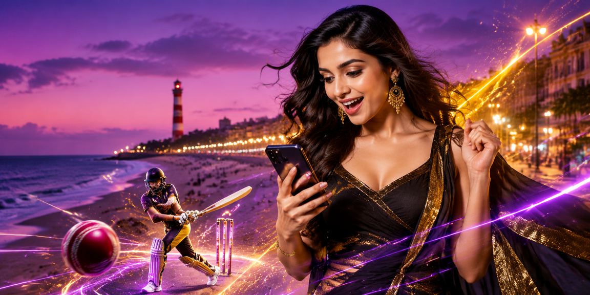 Exciting IPL cricket match atmosphere inspiring Aviator game thrills